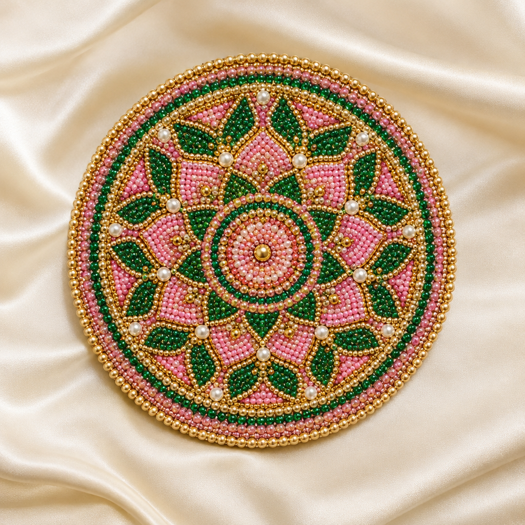 Pearl Mandala Wall Plaque